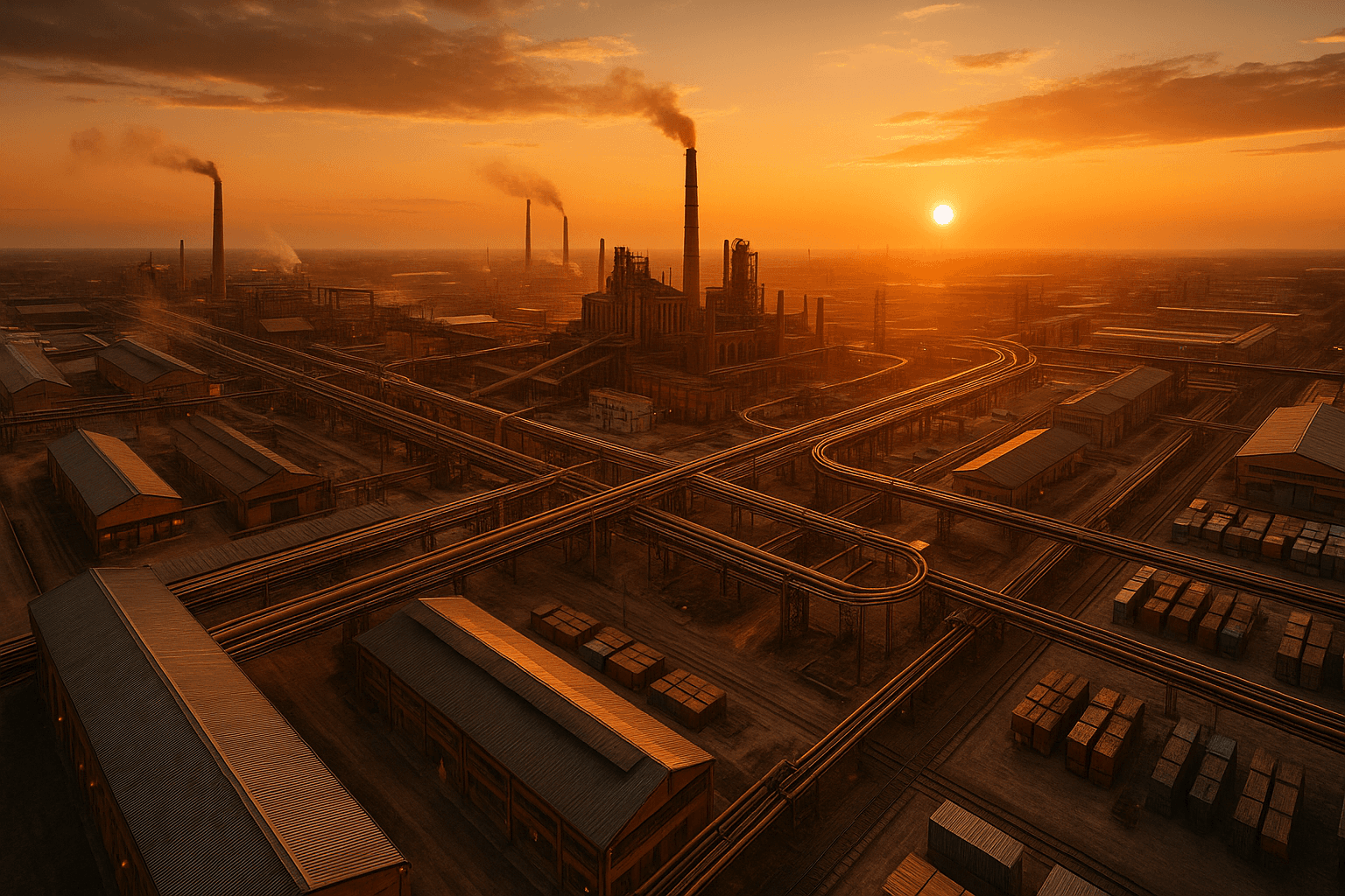 Abstract copper background